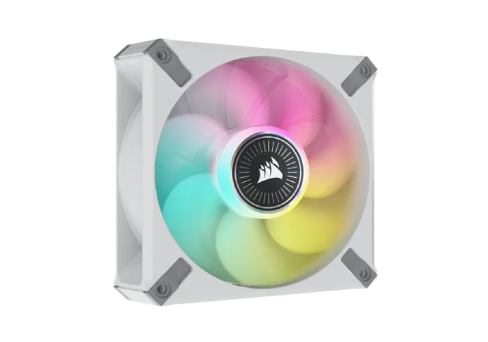 Corsair iCUE ML120 RGB ELITE Premium 120mm PWM Magnetic Levitation Fan White Single Pack