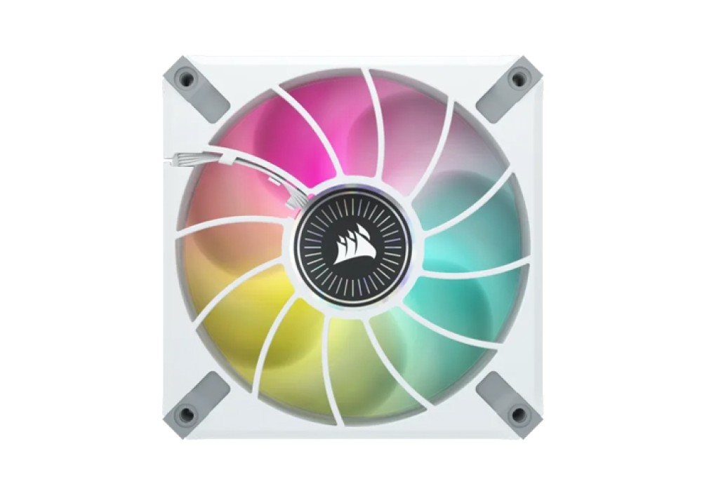 Corsair iCUE ML120 RGB ELITE Premium 120mm PWM Magnetic Levitation Fan White Single Pack