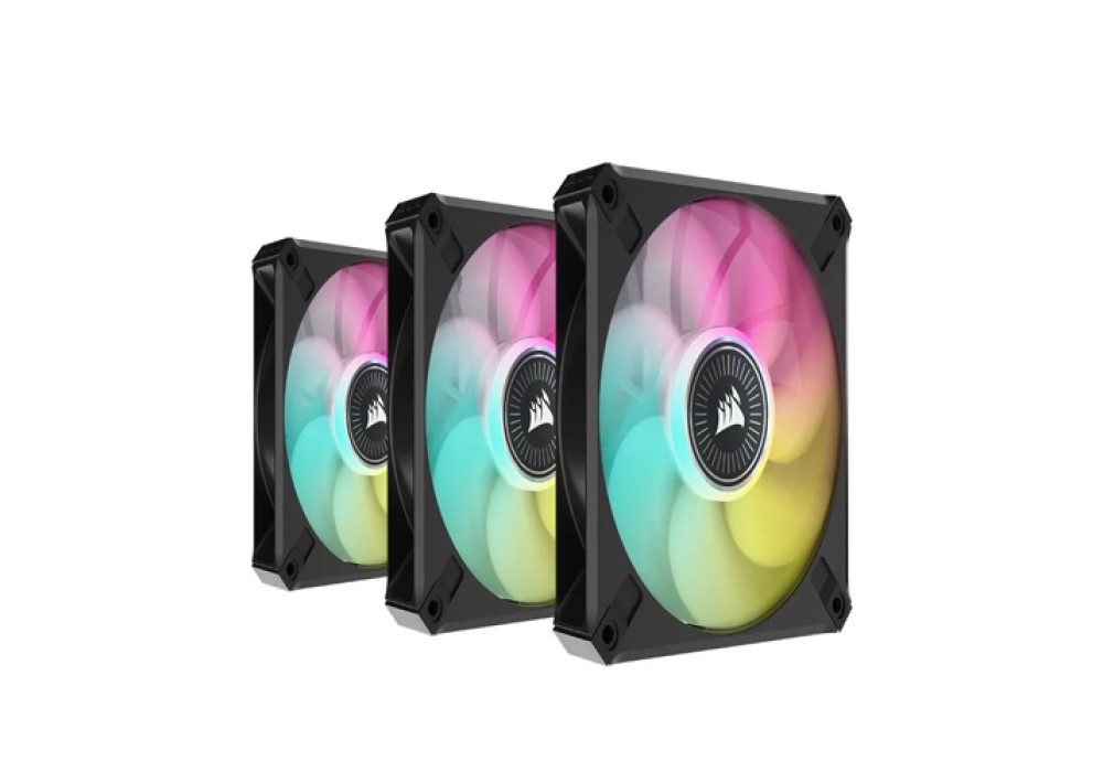 Corsair iCUE ML120 RGB ELITE Premium 120mm PWM Magnetic Levitation Fan Triple Fan Kit