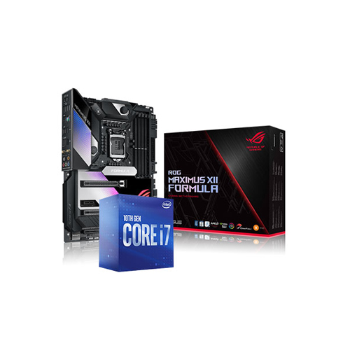 ASUS ROG MAXIMUS XII FORMULA Z490 Motherboard & Intel 10th Gen Core i7-10700 Processor Bundle