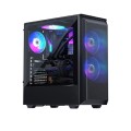 Phanteks PH-EC300ATG_BK01 Eclipse P300A Black Tempered Glass Case