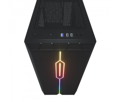 Aigo DarkFlash DLM23 Mini Tower Tempered Glass Micro-ATX Case