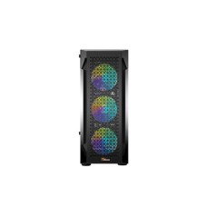 PC POWER FLOW DARK LITE MESH ATX GAMING CASING WITH 350WATT PSU