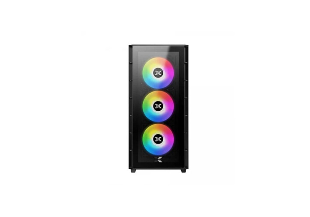 Xigmatek Elite One Mid Tower Black (Tempered Glass) ATX Gaming Casing 