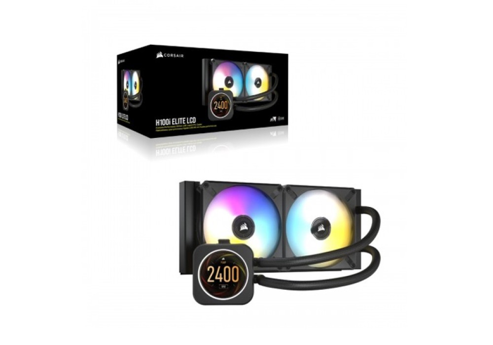 Corsair iCUE H100i ELITE LCD Display 240mm Liquid CPU Cooler