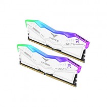 TEAM DELTA WHITE RGB 16GBx2 7600MHz DDR5 Gaming Desktop Ram