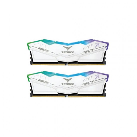 TEAM DELTA WHITE RGB 16GBx2 7800MHz DDR5 Gaming Desktop Ram