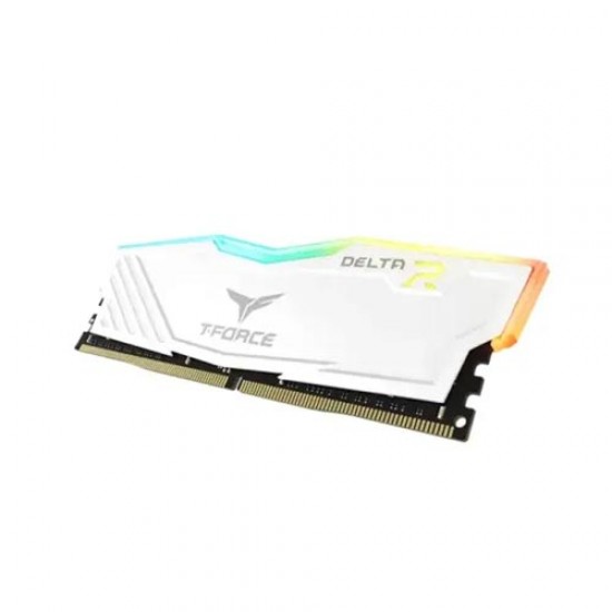 TEAM T-FORCE DELTA RGB WHITE 8GB 3200MHz DDR4 Desktop Gaming RAM