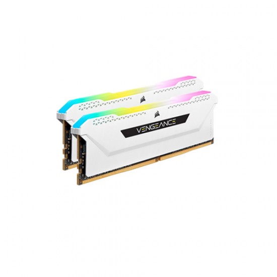 Corsair VENGEANCE RGB PRO SL 32GB (2x16GB) DDR4 DRAM 3200MHz C16 White Desktop RAM