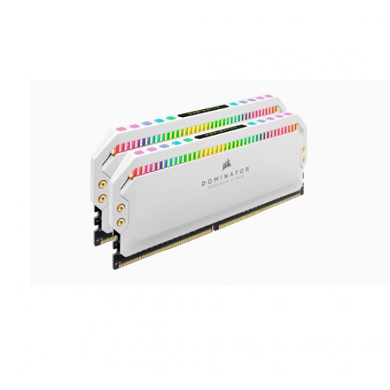 Corsair DOMINATOR PLATINUM RGB 16GB (2 x 8GB) DDR4 DRAM 3600MHz C18 White Desktop RAM