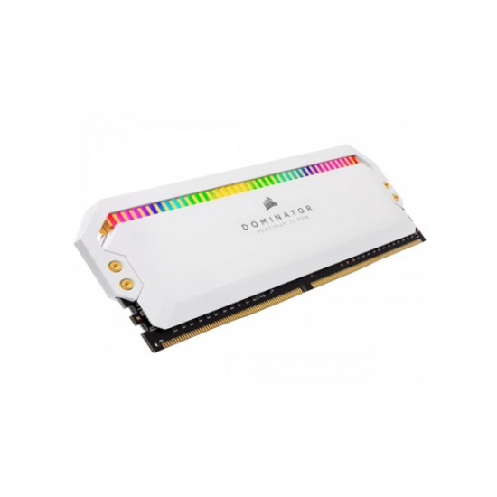 Corsair DOMINATOR PLATINUM RGB 16GB (2 x 8GB) DDR4 DRAM 3200MHz C16 White Desktop RAM