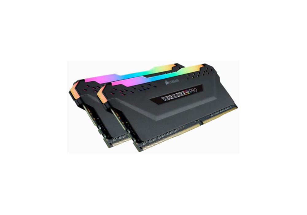 Corsair VENGEANCE RGB PRO 32GB (2 x 16GB) DDR4 DRAM 3200MHz C16 Black Desktop RAM Corsair VENGEANCE RGB PRO 32GB (2 x 16GB) DDR4 DRAM 3200MHz C16 Black Desktop RAM