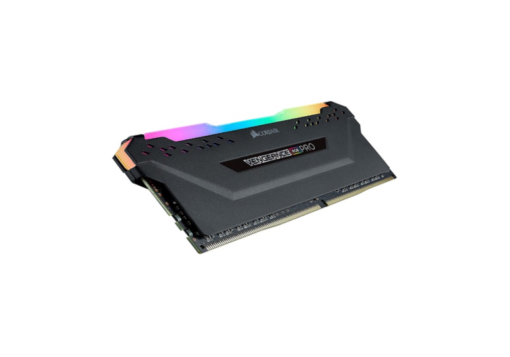 Corsair VENGEANCE RGB PRO 32GB (2 x 16GB) DDR4 DRAM 3200MHz C16 Black Desktop RAM Corsair VENGEANCE RGB PRO 32GB (2 x 16GB) DDR4 DRAM 3200MHz C16 Black Desktop RAM