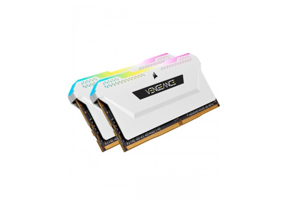 Corsair VENGEANCE RGB PRO SL 16GB DDR4 3200MHz C16 RAM Kit White