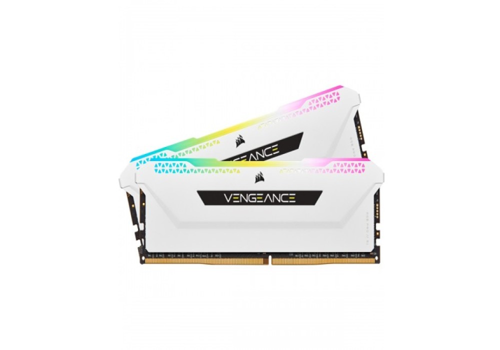 Corsair VENGEANCE RGB PRO SL 16GB DDR4 3200MHz C16 RAM Kit White