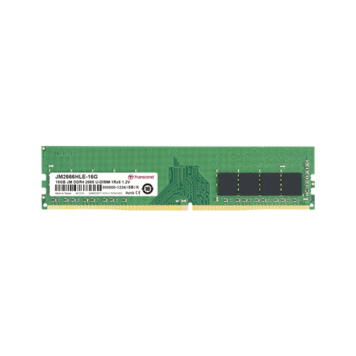  Transcend JetRAM JM2666HLE-16G 16GB DDR4 2666 U-DIMM Desktop RAM