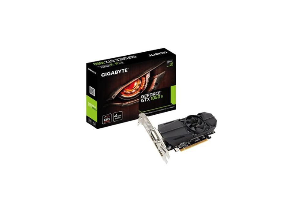 Gigabyte GeForce GTX 1050 TI OC Low Profile 4GB GDDR5 Graphics Card