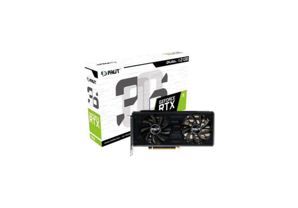 Palit GeForce RTX 3060 Dual 12GB GDDR6 Graphics Card