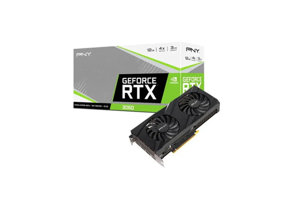 PNY GeForce RTX 3060 12GB VERTO Dual Fan GDDR6 Graphics Card