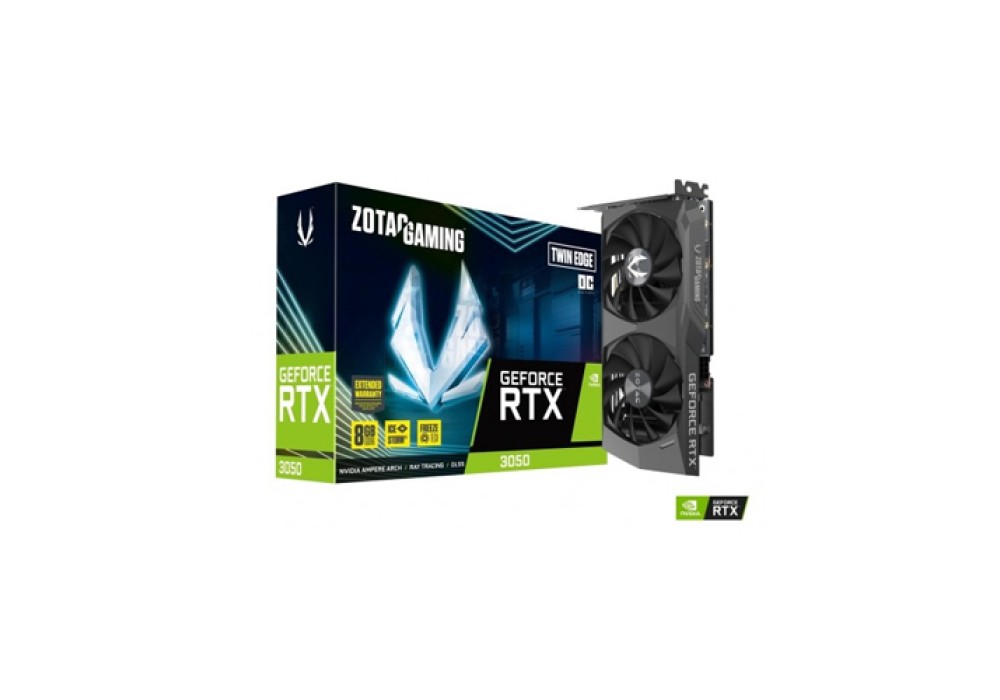 Zotac Gaming GeForce RTX 3050 Twin Edge OC 8GB GDDR6 Graphics Card