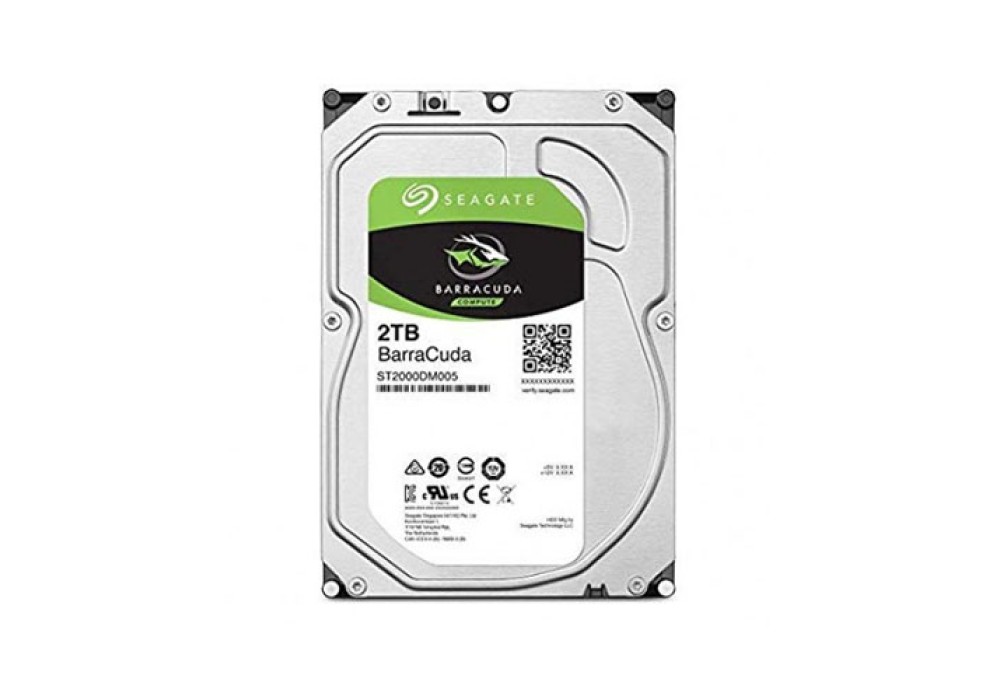 Seagate Barracuda 2TB 3.5 Inch SATA 5400RPM Desktop HDD