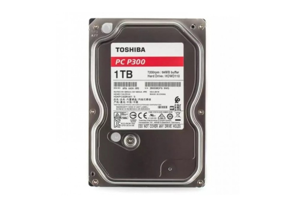 Toshiba P300 1TB Desktop PC Internal Hard Drive