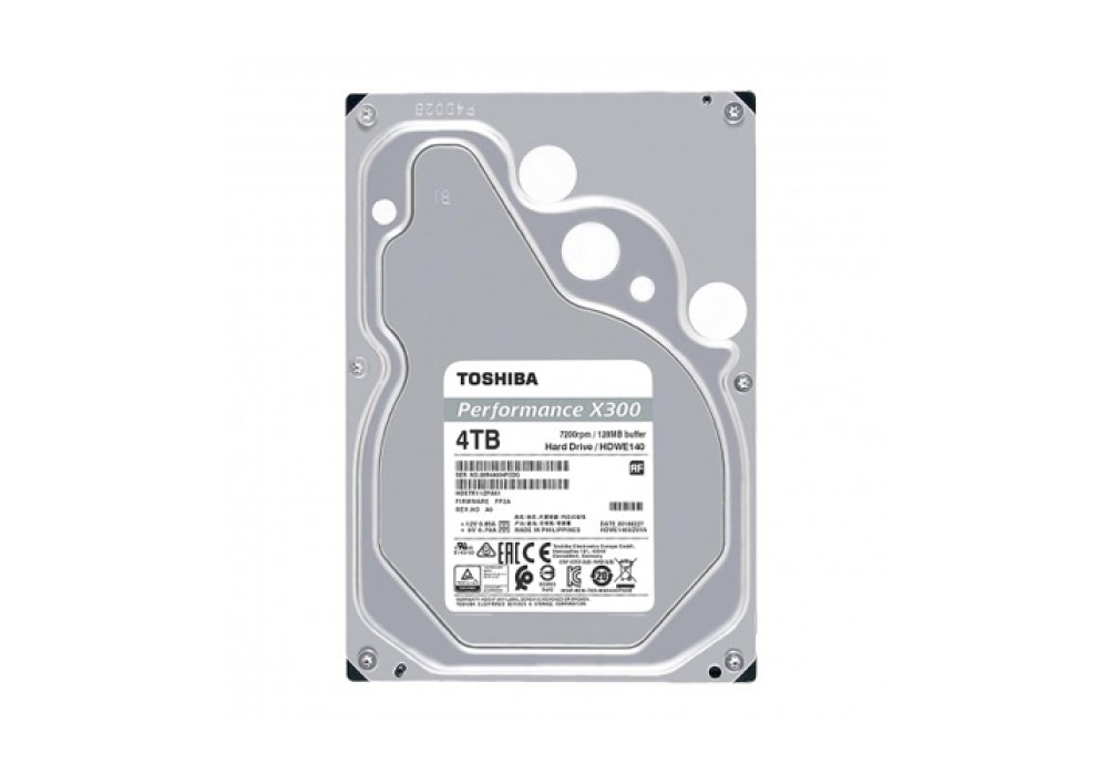 TOSHIBA X300 Performance 4TB 3.5-inch 7200RPM SATA Hard Disk Drive