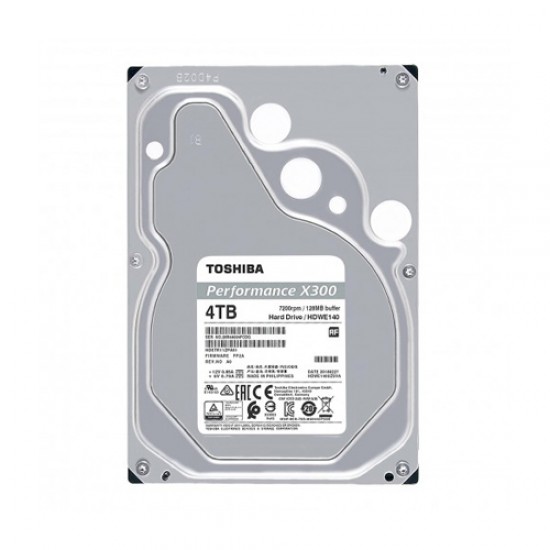 TOSHIBA X300 Performance 4TB 3.5-inch 7200RPM SATA Hard Disk Drive