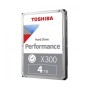 TOSHIBA X300 Performance 4TB 3.5-inch 7200RPM SATA Hard Disk Drive
