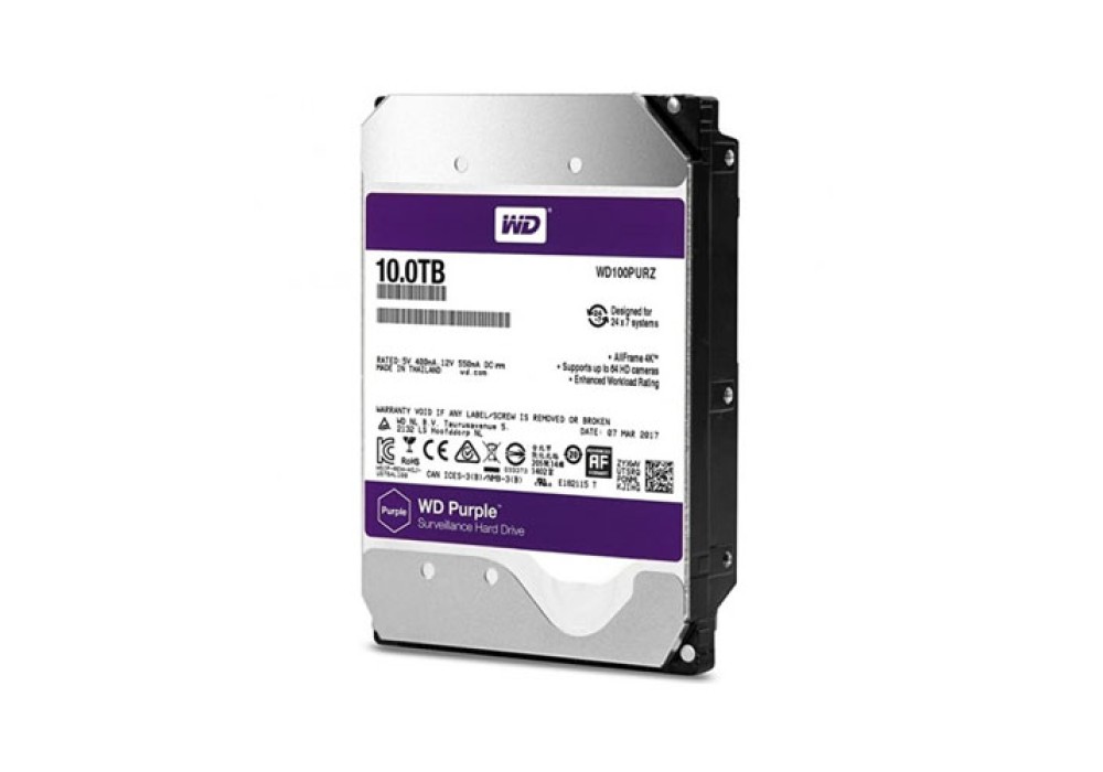 Western Digital 10TB Purple Surveillance HDD