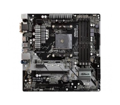 Asrock B450M Pro4-F AMD Motherboard