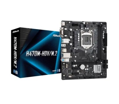 ASRock H470M-HDV/M.2 10th Gen Micro ATX Motherboard