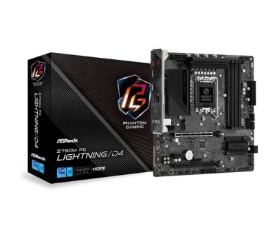 ASRock Z790M PG Lightning/D4 13th Gen & 12th Gen Micro ATX Motherboard