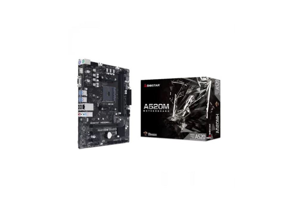 Biostar A520MH DDR4 AMD AM4 Socket Motherboard
