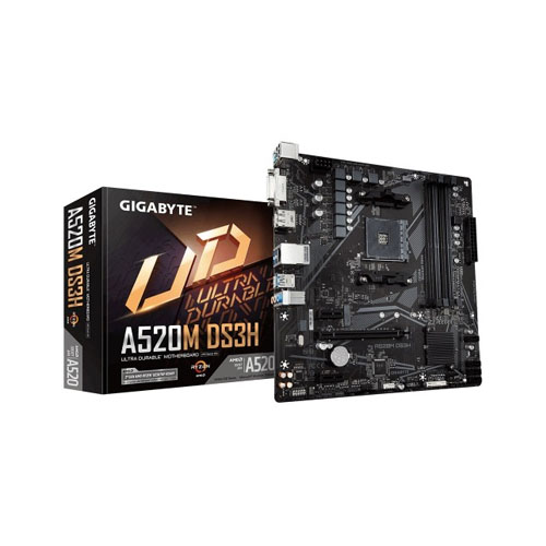 Gigabyte A520M DS3H Ultra Durable Micro-ATX AMD AM4 Motherboard