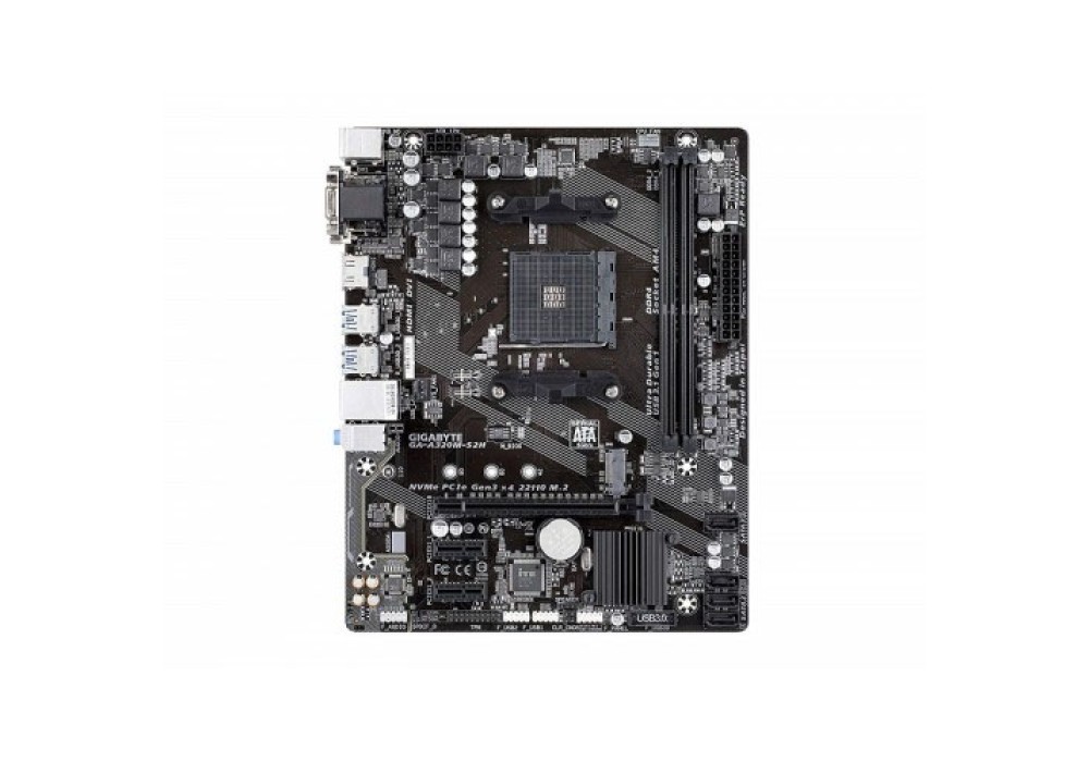 Gigabyte GA-A320M-S2H AMD Micro ATX Motherboard