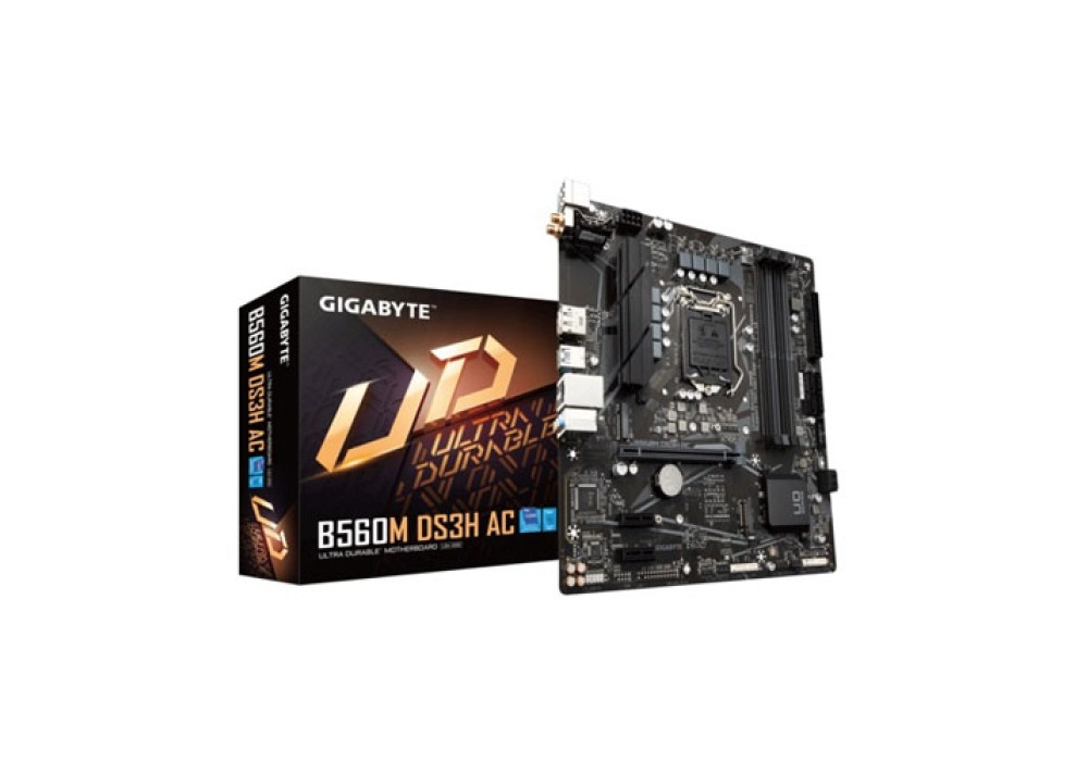 Gigabyte B560M DS3H AC Intel 10th and 11th Gen Micro ATX Motherboard
