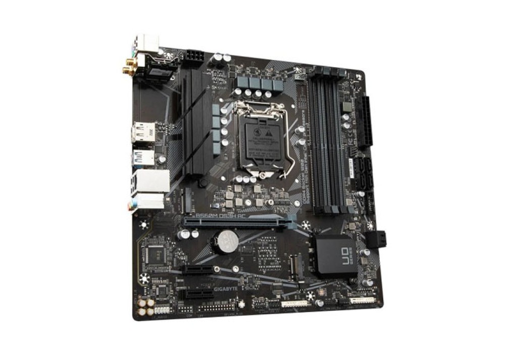 Gigabyte B560M DS3H AC Intel 10th and 11th Gen Micro ATX Motherboard