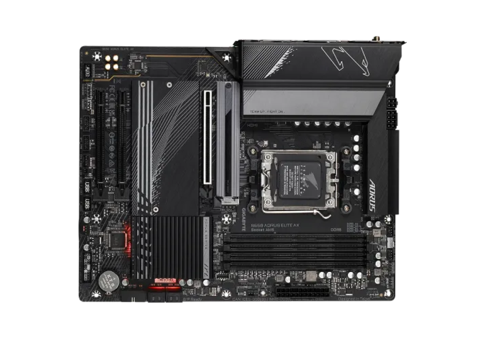 GIGABYTE B650M AORUS ELITE AX DDR5 AMD AM5 ATX Motherboard