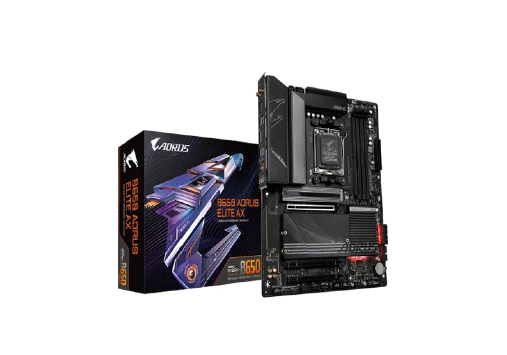 GIGABYTE B650M AORUS ELITE AX DDR5 AMD AM5 ATX Motherboard