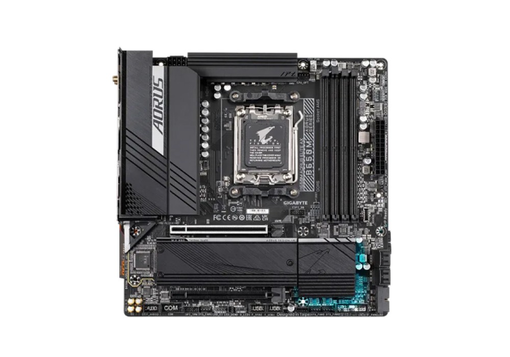 GIGABYTE B650M AORUS ELITE AX (Wi-Fi 6E) DDR5 AMD AM5 Micro-ATX Motherboard