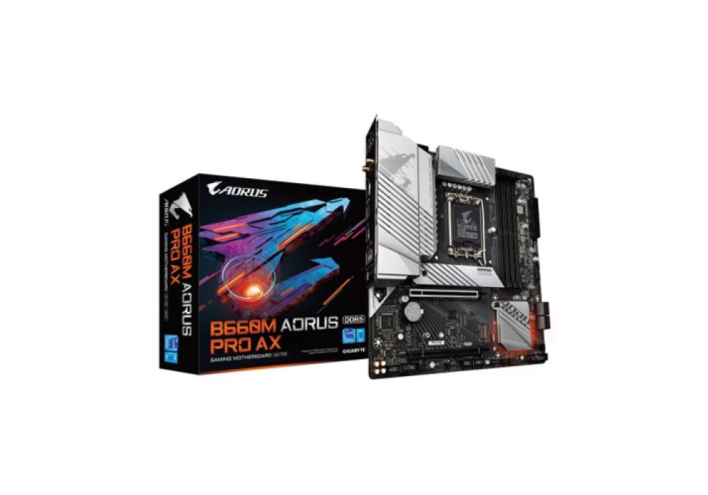 Gigabyte B660M Aorus Pro AX 12th Gen Micro ATX Motherboard