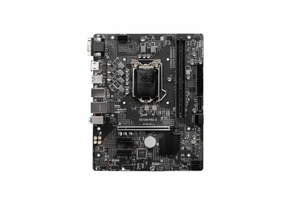 MSI H510M PRO-E Intel 10th Gen and 11th Gen Micro-ATX Motherboard