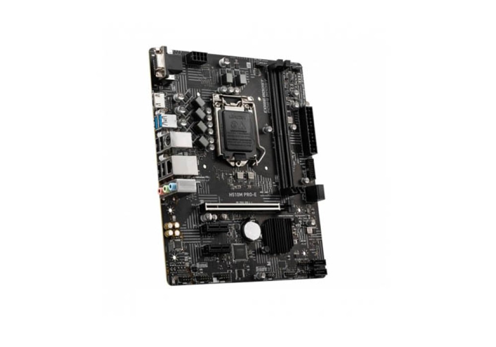 MSI H510M PRO-E Intel 10th Gen and 11th Gen Micro-ATX Motherboard