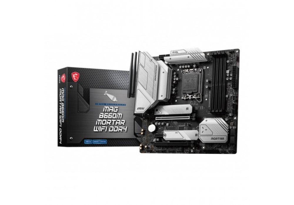 MSI MAG B660M MORTAR WIFI DDR4 12th Gen Micro-ATX Motherboard