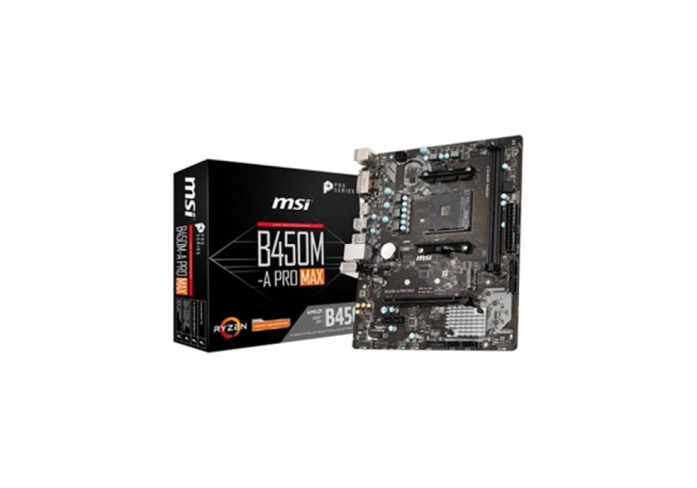 MSI B450M-A PRO MAX AMD AM4 Motherboard