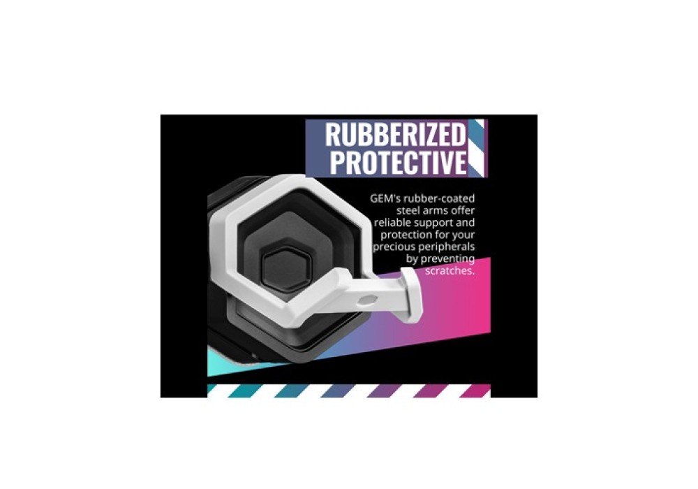 Cooler Master MasterAccessory GEM Black Magnetized Multi-Surface Mounting Gaming