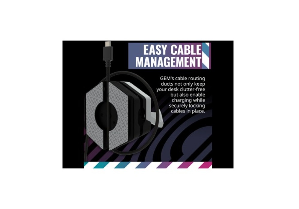 Cooler Master MasterAccessory GEM Black Magnetized Multi-Surface Mounting Gaming