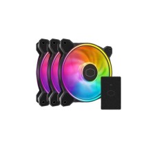 Cooler Master MasterFan MF120 Halo2 120mm ARGB 3-In-1 Case Fan (Black)