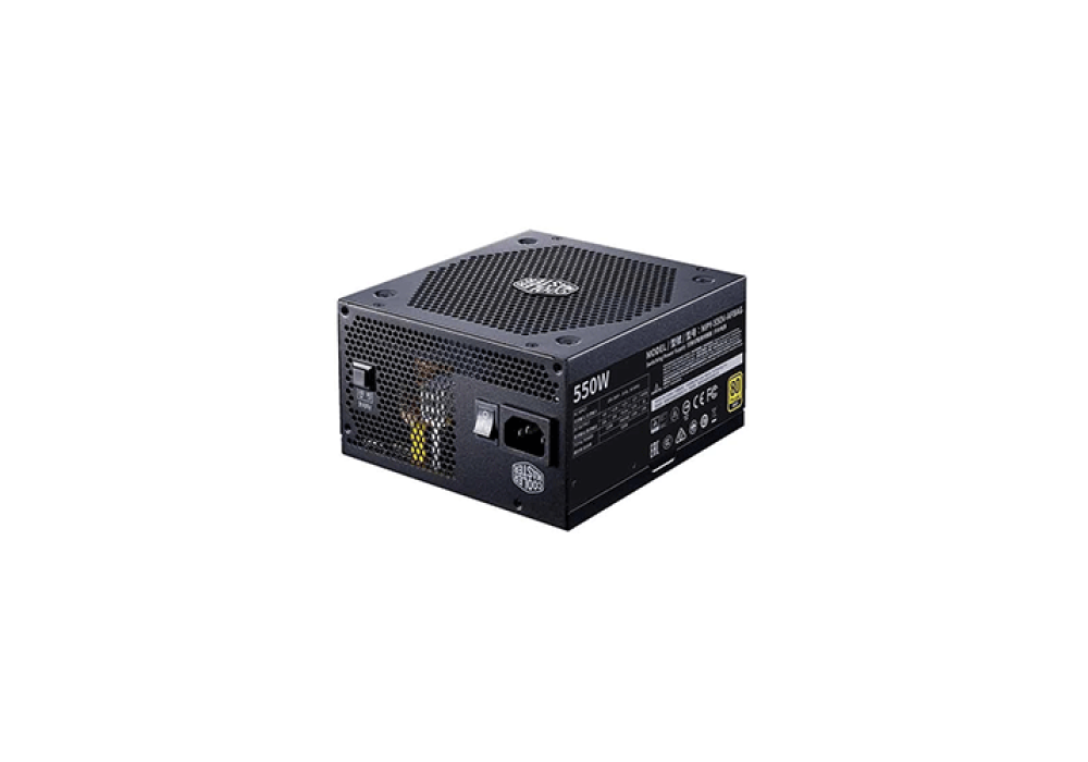 Cooler Master V550 GOLD 550W ATX Semi-Fanless Full-Modular Power Supply